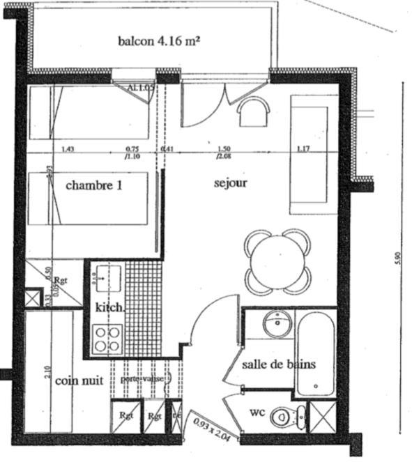 Pied Des Pistes, 2 Pieces, 6Pers, Piscine Et Sauna Risoul Exterior photo